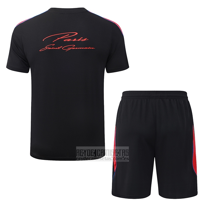 Chandal del Paris Saint-Germain Manga Corta 2026-2027 Negro - Pantalon Corto